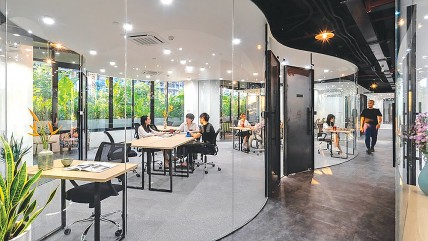 Thị trường văn phòng cho thuê đã trải qua một năm bứt tốc