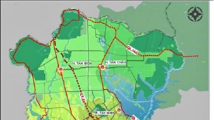 Tây Ninh sẽ có ba tuyến cao tốc đi qua, dự kiến làm thêm 339 km quốc lộ