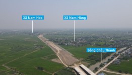 Đường Nam Định - Lạc Quần - Đường ven biển qua huyện Nam Trực sau 16 tháng thi công