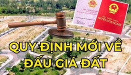 Quy định mới về đấu giá quyền sử dụng đất