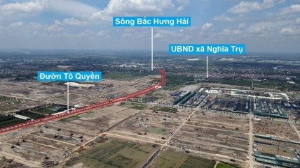 Hưng Yên sắp khởi công tuyến đường 1.500 tỷ xuyên qua Vinhomes Ocean Park 3, nối Văn Lâm và Văn Giang