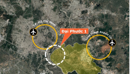 Đồng Nai quy hoạch đô thị 3.100ha nằm giữa 2 sân bay lớn nhất Việt Nam