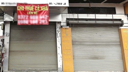 Nhiều mặt bằng trên đất vàng Hà Nội tiếp tục ế khách thuê