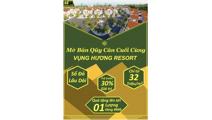 Đất nền dự án Vụng Hương Resort - Sở hữu lâu dài - View trực diện biển - Giá đẹp so với thị trường