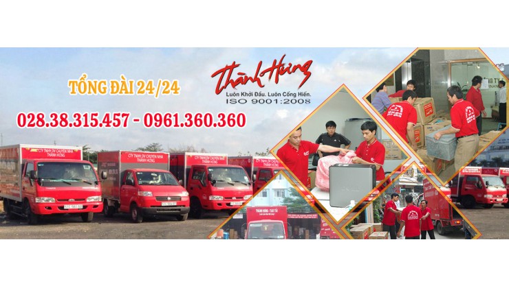 TAXI TẢI THÀNH HƯNG CHUYỂN NHÀ, VĂN PHÒNG TRỌN GÓI TẠI TP HỒ CHÍ MINH VÀ KHẮP CÁC TỈNH TRÊN TOÀN QUỐC