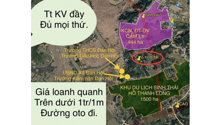 ĐẤT VEN KHU CÔNG NGHIỆP BẮC GIANG GIÁ RÊ