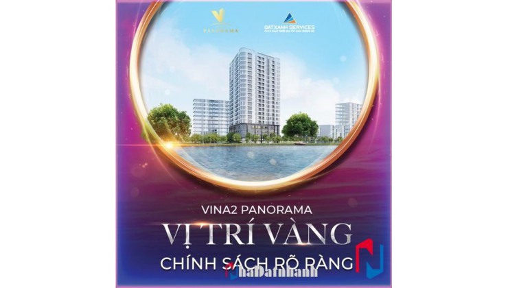 Bảng giá mới nhất của chủ đầu tư căn hộ VINA2 PANORAMA Quy Nhơn, căn 2 phòng ngủ view đẹp.