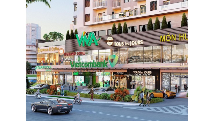 Shophouse nằm trong khu hành chính và khối đế của Westgate