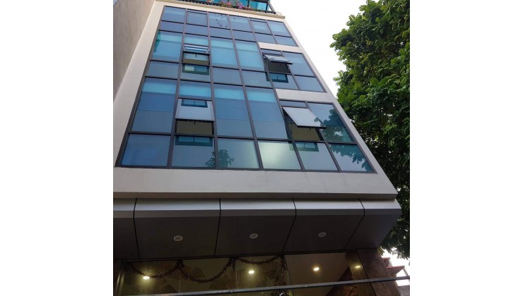 Bán nhà văn phòng gần khu đô thị việt hưng 82m2, 6 tầng, mt 7m, có Thang Máy  mặt phố ô tô tránh kinh doanh thuận lợi