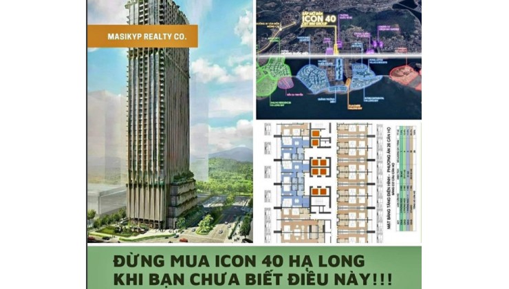 SĂN NGOẠI GIAO giá tốt CĂN HỘ CAO CẤP 5* ICON40 view biển vịnh kỳ quan - sở lâu dài -Thanh toán nhỏ