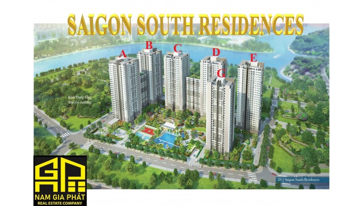 CHO THUÊ CĂN HỘ CAO CẤP SAIGON SOUTH 15 TRIỆU - 2PN- 75M2