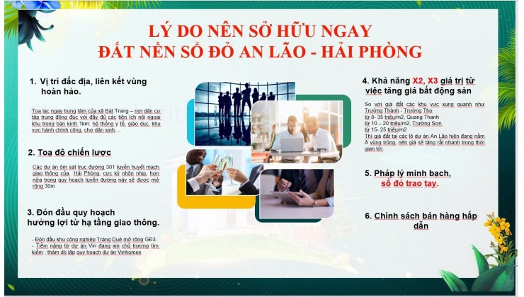 Lãi ngân hàng sao bằng lãi lô đất nền An Lão!!!