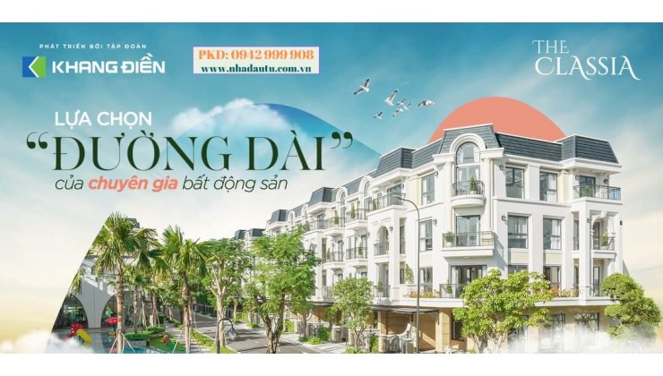 Bán căn Nhà phố A13 dự án Classia Khang Điền