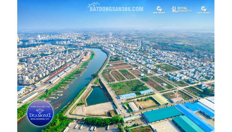 Biệt thự ven sông Royal Riverside City, giá tốt nhất, hỗ trợ thanh toán theo tiến độ