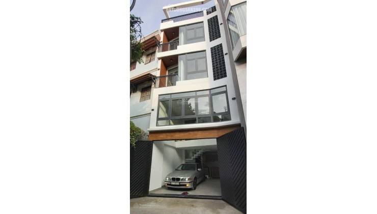 Cho thuê nhà mặt tiền Nguyễn Văn Trỗi Phú Nhuận DT 8x20 -4 tầng.Giá 80tr/tháng