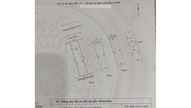 Hiếm bán-Mặt tiền Hoàng Kế Viêm Ngũ Hành Sơn Đà Nẵng-114m2-3 tầng-Chỉ 12.9 tỷ-0901127005.