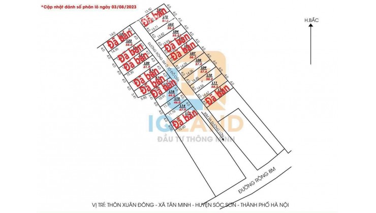 Hàng F0 - 42m - 58m2/ lô giá siêu rẻ chỉ từ 400 triệu bao sổ cho khách hàng