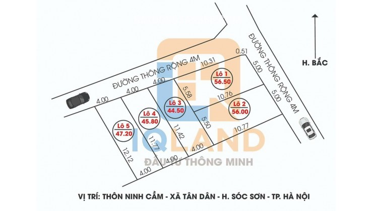 Cơ hội sở hữu hàng F0 với giá chỉ từ 600xxtr Địa chỉ :Ninh Cầm Tân Dân Sóc Sơn Hà Nội