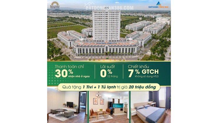 chung cư Eurowindow Park City, 54m2, 2pn, Tp Thanh Hóa