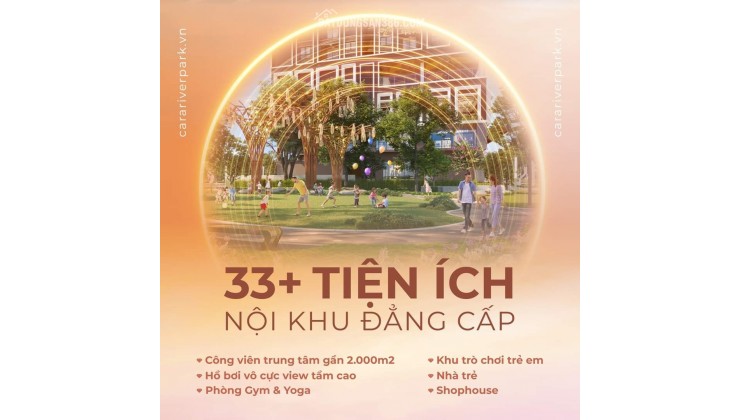 Căn hộ cao cấp đầu tiên tại Cần Thơ: Cara River Park