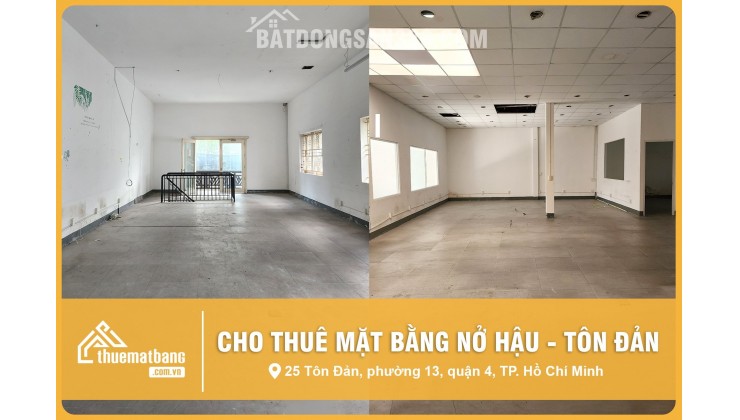 CHO THUÊ MẶT BẰNG NỞ HẬU LÀM ĂN THUẬN LỢI NĂM NGAY TRUNG TÂM QUẬN 4