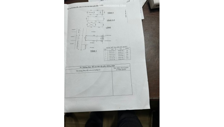 Bán nhà hẻm Hương Lộ 2 KP10, Bình Trị Đông A 68m2 SHR 4.5 tấm 6.5 tỷ Lh:0906577055