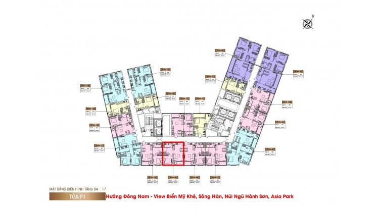 Bán căn hộ Sun Cosmo - 1 phòng ngủ - 70m2 - Đà Nẵng