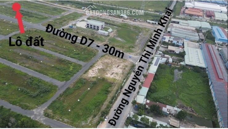 Bán đất 65m2 full Thổ cư chính chủ Tại Nguyễn Thị Minh Khai, Tân Bình, Dĩ An. Giá 850tr.