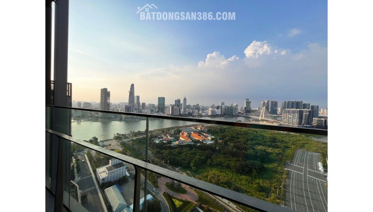 : Cho thuê căn hộ cao cấp  EMPIRE CITY-THỦ THIÊM 2PN giá 30tr, tầng cao view bao trọn sông SG,Landmark 81, Bitexco