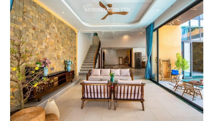 Bán biệt thự Nam Việt Á - Đường 7.5m - Hồ bơi riêng - Đang cho thuê Airbnb 70 triệu/ tháng