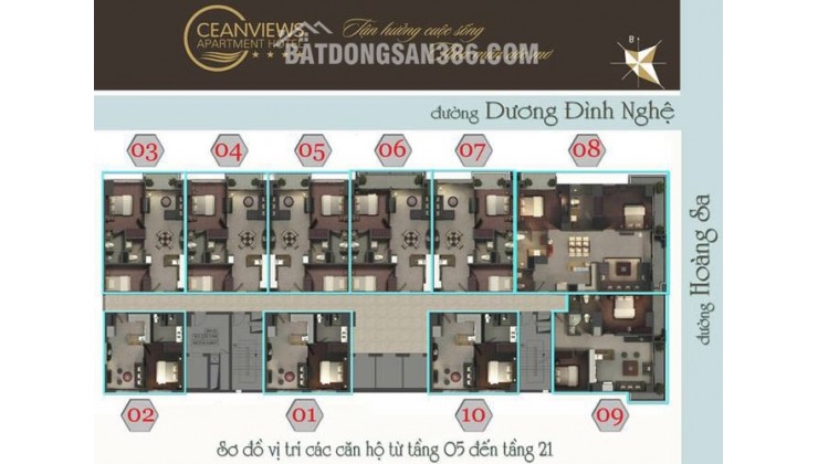 CC cần bán gấp 1 căn 2PN 65m2 À La Carte, sổ hồng lâu dài, view trực diện biển