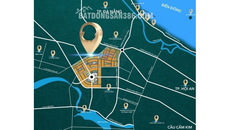 Chỉ từ 14tr/m² sở hữu lô nền biệt thự gần sông Thu Bồn, Hội An