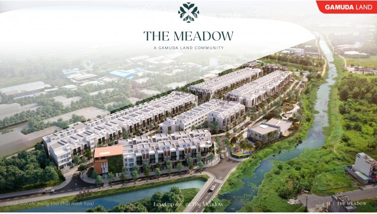 THE MEADOW - NHÀ PHỐ, BIỆT THỰ CAO CẤP TẠI BÌNH CHÁNH CHÍNH THỨC NHẬN BOOKING CHỈ 100TR/CĂN. LH:0923093027.