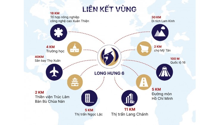 Bắt đáy thị trường, đón sóng đầu tư sinh lời tại Long Hưng 6 - Thị trấn Ngọc Lặc - chỉ từ 250 tr