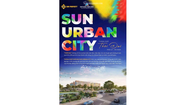 Nóng SUN URBAN CITY Hà Nam mở bán cao tầng đã gần cháy hàng. LH ngay 0969181589