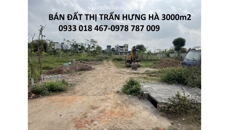 Bán đất thị trấn hưng hà, thái bình 500m2-18,5tr/m2-0933 018 467-0978 787 009