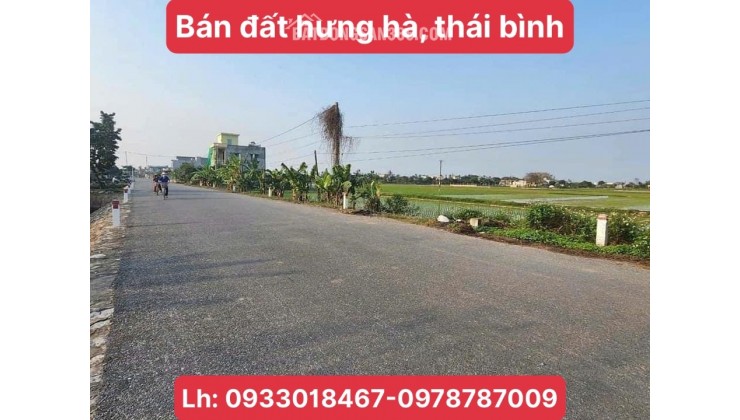 Bán đất xã tây đô, hưng hà, thái bình trục huyện 3000m2-2tr/m2-0933018467-0978787009