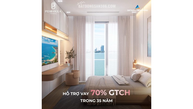 Căn hộ Peninsula Đà Nẵng, giá từ 350 triệu, sở hữu lâu dài, chiết khấu 15%, nội thất nhập khẩu