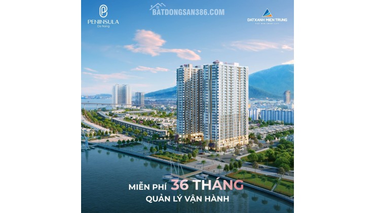 Căn hộ Peninsula Đà Nẵng, giá từ 350 triệu, sở hữu lâu dài, chiết khấu 15%, nội thất nhập khẩu