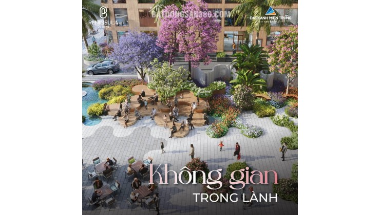 Căn hộ Peninsula Đà Nẵng, giá từ 350 triệu, sở hữu lâu dài, chiết khấu 15%, nội thất nhập khẩu