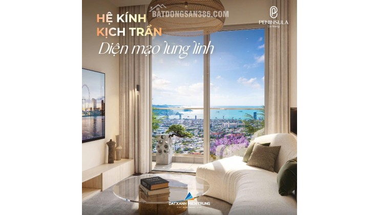 Căn hộ Peninsula Đà Nẵng, giá từ 350 triệu, sở hữu lâu dài, chiết khấu 15%, nội thất nhập khẩu