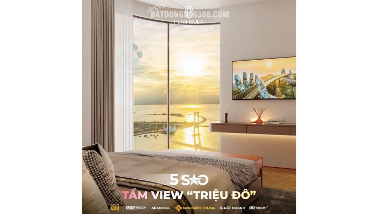 800 Triệu sở hữu căn hộ cao cấp tại Peninsula Đà Nẵng - View biển ngắm hoàng hôn thơ mộng