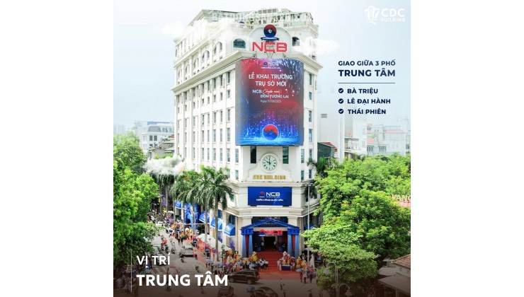 Cho Thuê Văn Phòng Tại Tòa Nhà CDC Lê Đại Hành - Miễn Phí 1-2 Tháng - Giá TL.  LH 0398047879