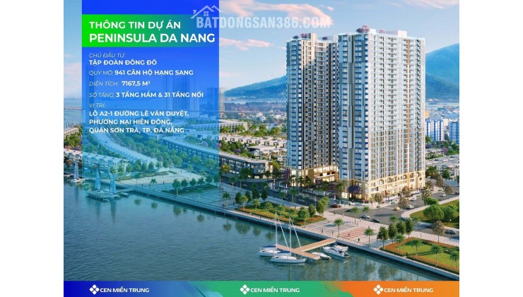 Giỏ hàng 5 căn 2PN Peninsula sông Hàn vị trí đẹp, giá tốt nhất tháng 11- ưu đãi ck lên đến