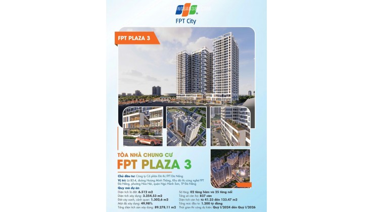 FPT PLAZA3 ĐÀ NẴNG CHỈ 1,2 TỶ MUA NGAY NHÀ ĐẸP, SANG XỊN - GIÁ SIÊU HẤP DẪN- REAL ESTATE INVESTMENT OPPORTUNITY IN DA NANG WITH ONLY 1.2 BILLION VND!