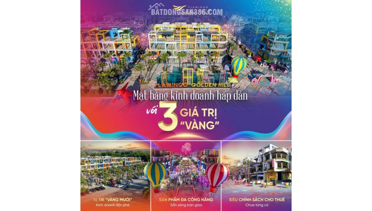 FLAMINGO GOLDEN HILL - TRÁI TIM THƯƠNG MẠI GIỮA THỦ PHỦ VĂN HÓA - DU LỊCH - NGHỈ DƯỠNG TẠI HÀ NAM