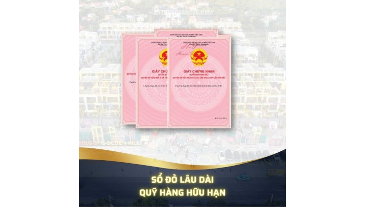 FLAMINGO GOLDEN HILL - TRÁI TIM THƯƠNG MẠI GIỮA THỦ PHỦ VĂN HÓA - DU LỊCH - NGHỈ DƯỠNG TẠI HÀ NAM