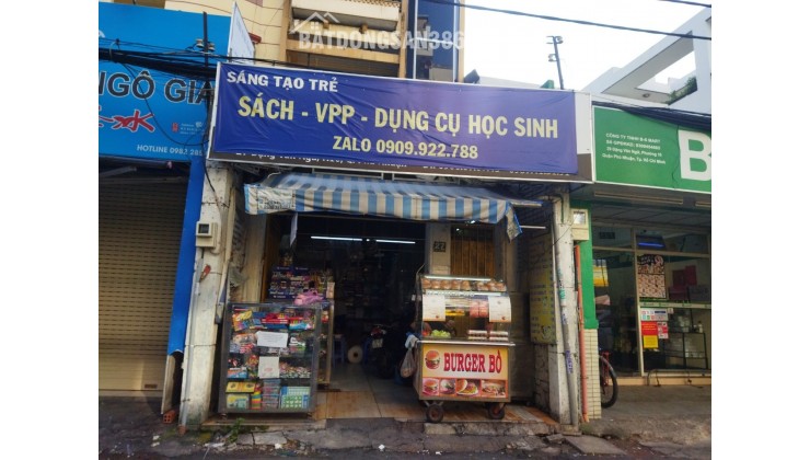 Cho thuê mặt bằng kinh doanh mặt tiền đường Đặng Văn Ngữ, nơi tập trung nhiều trường học và chung cư