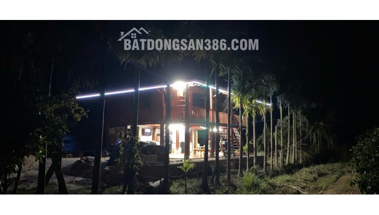 BÁN ĐẤT VƯỜN CÓ SẴN NHÀ SÀN NGHỈ DƯỠNG TẠI DAKLAK, 9.500M2 GIÁ 3,9 TỶ . LH:0902518292.