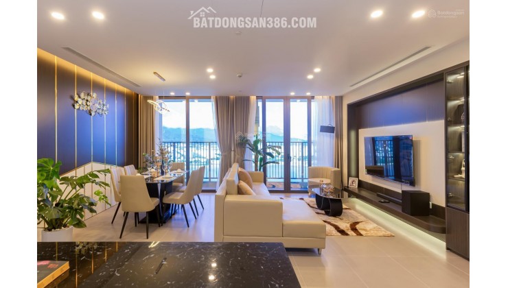 SAM Towers hiện hữu 76.8m2 thoáng 2 ban công view pháo hoa Đà Nẵng